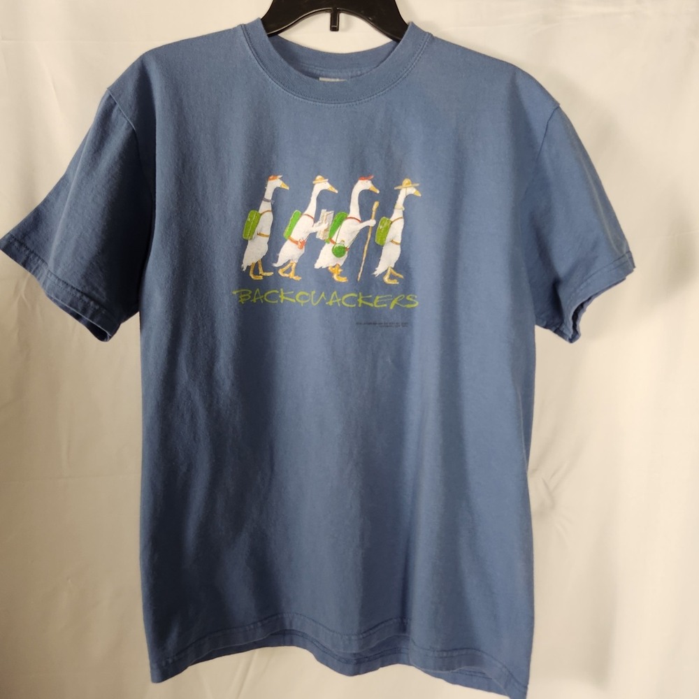 Vintage Will Bullas "Backquackers" Art/2000s/Ducks/Outdoors/Hiking Adult M